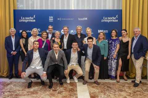Asistentes a 'La Noche de las Empresas' organizada por BrandOK en el Hotel 3 Reyes de Pamplona