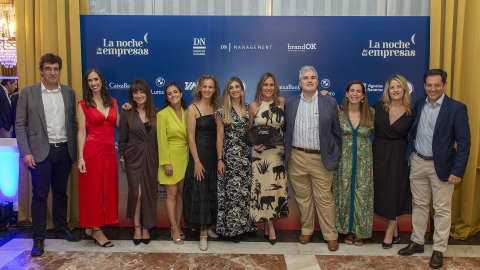 Asistentes a 'La Noche de las Empresas' organizada por BrandOK en el Hotel 3 Reyes de Pamplona