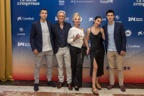Asistentes a 'La Noche de las Empresas' organizada por BrandOK en el Hotel 3 Reyes de Pamplona