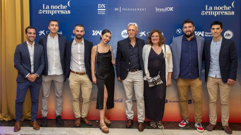 Asistentes a 'La Noche de las Empresas' organizada por BrandOK en el Hotel 3 Reyes de Pamplona