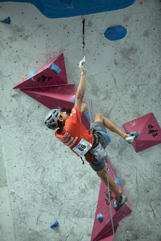 Finales del Campeonato de España de Escalada en el Rocópolis de Berrioplano