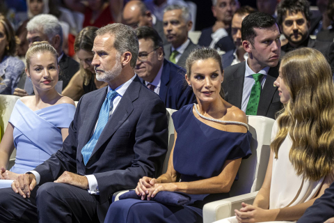 La Princesa Leonor, el Rey Felipe VI, la Reina Letizia y la Infanta Sofía presiden la entrega de los Premios Fundación Princesa de Girona