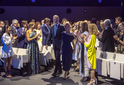 La Princesa Leonor, el Rey Felipe VI, la Reina Letizia y la Infanta Sofía presiden la entrega de los Premios Fundación Princesa de Girona