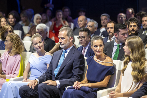 La Princesa Leonor, el Rey Felipe VI, la Reina Letizia y la Infanta Sofía presiden la entrega de los Premios Fundación Princesa de Girona