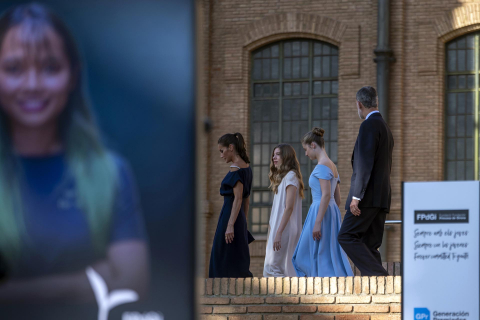 La Princesa Leonor, el Rey Felipe VI, la Reina Letizia y la Infanta Sofía presiden la entrega de los Premios Fundación Princesa de Girona