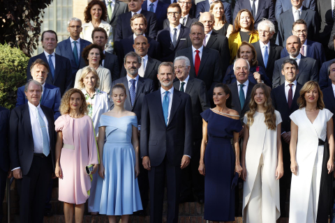 La Princesa Leonor, el Rey Felipe VI, la Reina Letizia y la Infanta Sofía presiden la entrega de los Premios Fundación Princesa de Girona