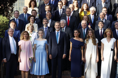 La Princesa Leonor, el Rey Felipe VI, la Reina Letizia y la Infanta Sofía presiden la entrega de los Premios Fundación Princesa de Girona