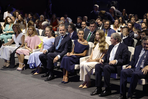 La Princesa Leonor, el Rey Felipe VI, la Reina Letizia y la Infanta Sofía presiden la entrega de los Premios Fundación Princesa de Girona