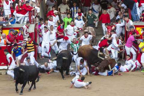 Encierro del 7 de julio 2022. Toros de Núñez del Cuvillo.