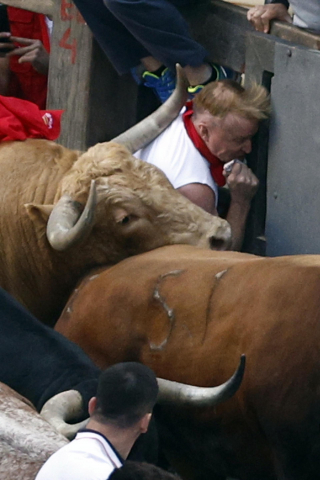Encierro del 7 de julio 2022. Toros de Núñez del Cuvillo.