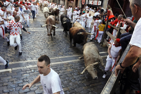 Encierro del 7 de julio 2022. Toros de Núñez del Cuvillo.