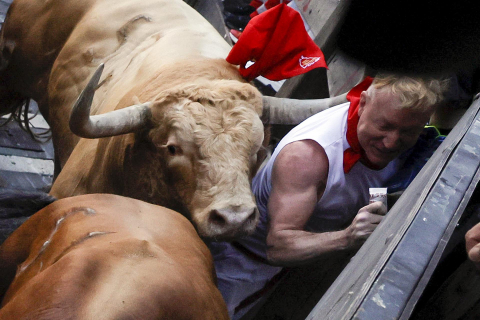 Encierro del 7 de julio 2022. Toros de Núñez del Cuvillo.