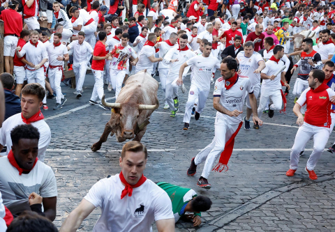 Encierro del 7 de julio 2022. Toros de Núñez del Cuvillo.