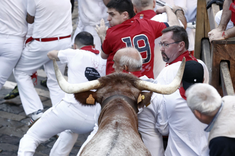 Encierro del 7 de julio 2022. Toros de Núñez del Cuvillo.
