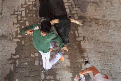 Encierro del 7 de julio 2022. Toros de Núñez del Cuvillo.