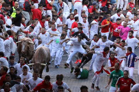 Encierro del 7 de julio 2022. Toros de Núñez del Cuvillo.