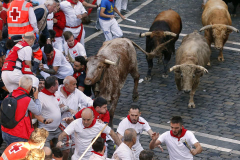 Encierro del 7 de julio 2022. Toros de Núñez del Cuvillo.