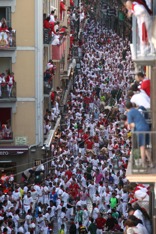 Encierro del 7 de julio 2022. Toros de Núñez del Cuvillo.
