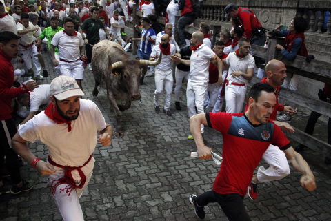 Encierro del 7 de julio 2022. Toros de Núñez del Cuvillo.