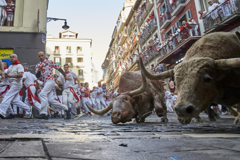 Encierro del 7 de julio 2022. Toros de Núñez del Cuvillo.
