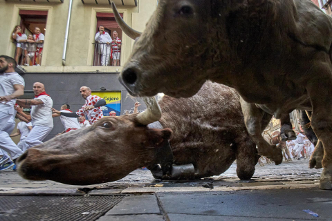 Encierro del 7 de julio 2022. Toros de Núñez del Cuvillo.