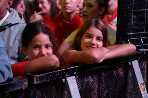 Imagen del concierto de Ms Nina y PtaZeta en los Fueros