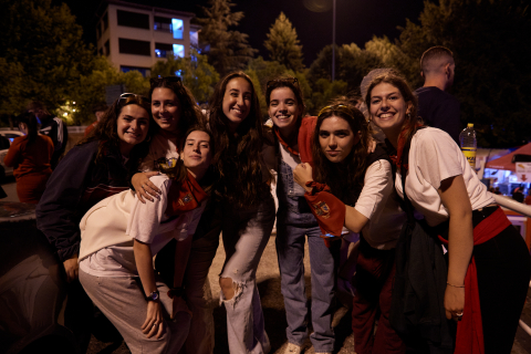 Imagen del concierto de Ms Nina y PtaZeta en los Fueros