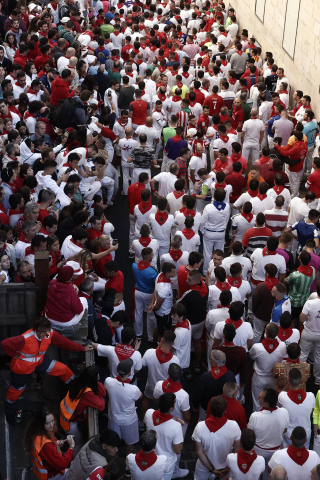 Fotos del tercer encierro de San Fermín 2022