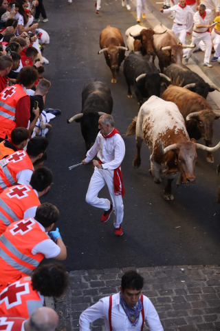 Fotos del cuarto encierro de San Fermín 2022