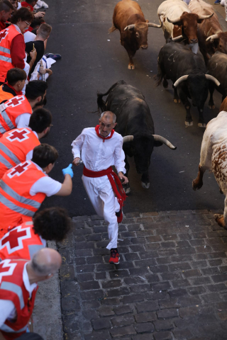 Fotos del cuarto encierro de San Fermín 2022