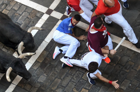 Fotos del cuarto encierro de San Fermín 2022