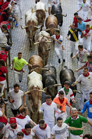 Fotos del cuarto encierro de San Fermín 2022
