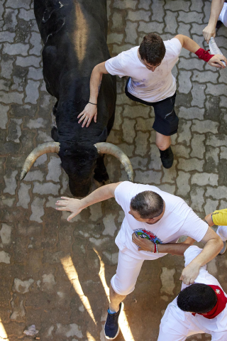 Fotos del cuarto encierro de San Fermín 2022