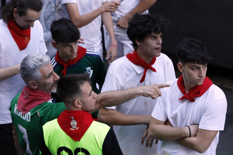 Fotos del cuarto encierro de San Fermín 2022