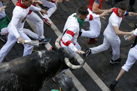 Fotos del cuarto encierro de San Fermín 2022