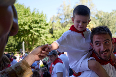 Fotos de la salida de la comparsa de Gigantes y Cabezudos este 10 de julio
