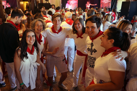 Fotos de ambiente de San Fermín de este domingo