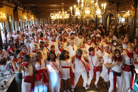 Fotos de ambiente de San Fermín de este domingo