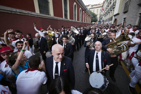 Fotos de ambiente de San Fermín de este domingo