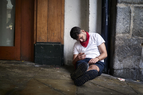 Fotos de ambiente de San Fermín de este domingo