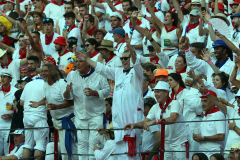 Fotos de la quinta corrida de la Feria de Toros de San Fermín 2022