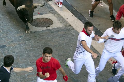 Fotos del sexto encierro de San Fermín 2022