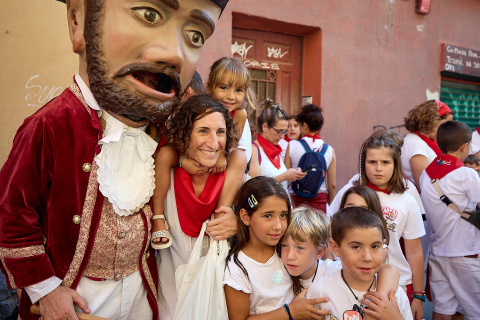 Fotos de la salida de la Comparsa de Gigantes y Cabezudos este 12 de julio.