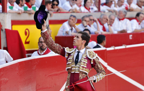 Fotos de la sexta corrida de la Feria del Toro de San Fermín 2022./