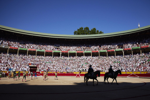Fotos de la sexta corrida de la Feria del Toro de San Fermín 2022./