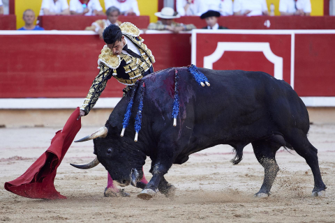 Fotos de la sexta corrida de la Feria del Toro de San Fermín 2022./