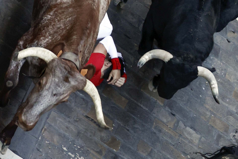 Fotos del séptimo encierro de San Fermín