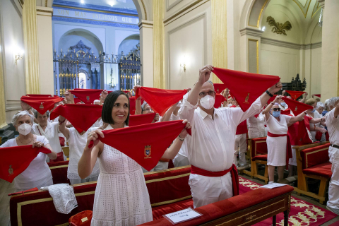 Fotos del día de los mayores de San Fermín.