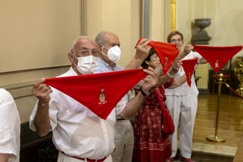 Fotos del día de los mayores de San Fermín.