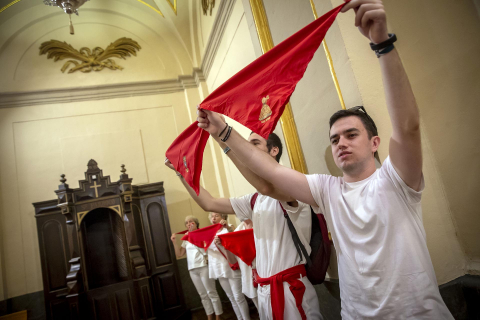 Fotos del día de los mayores de San Fermín.